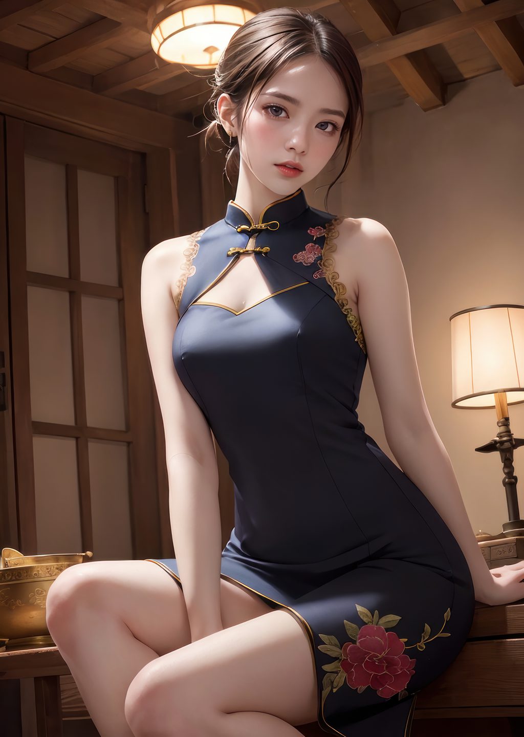 [AI绘画] 旗袍 [36P/449MB] AI美女-第4张