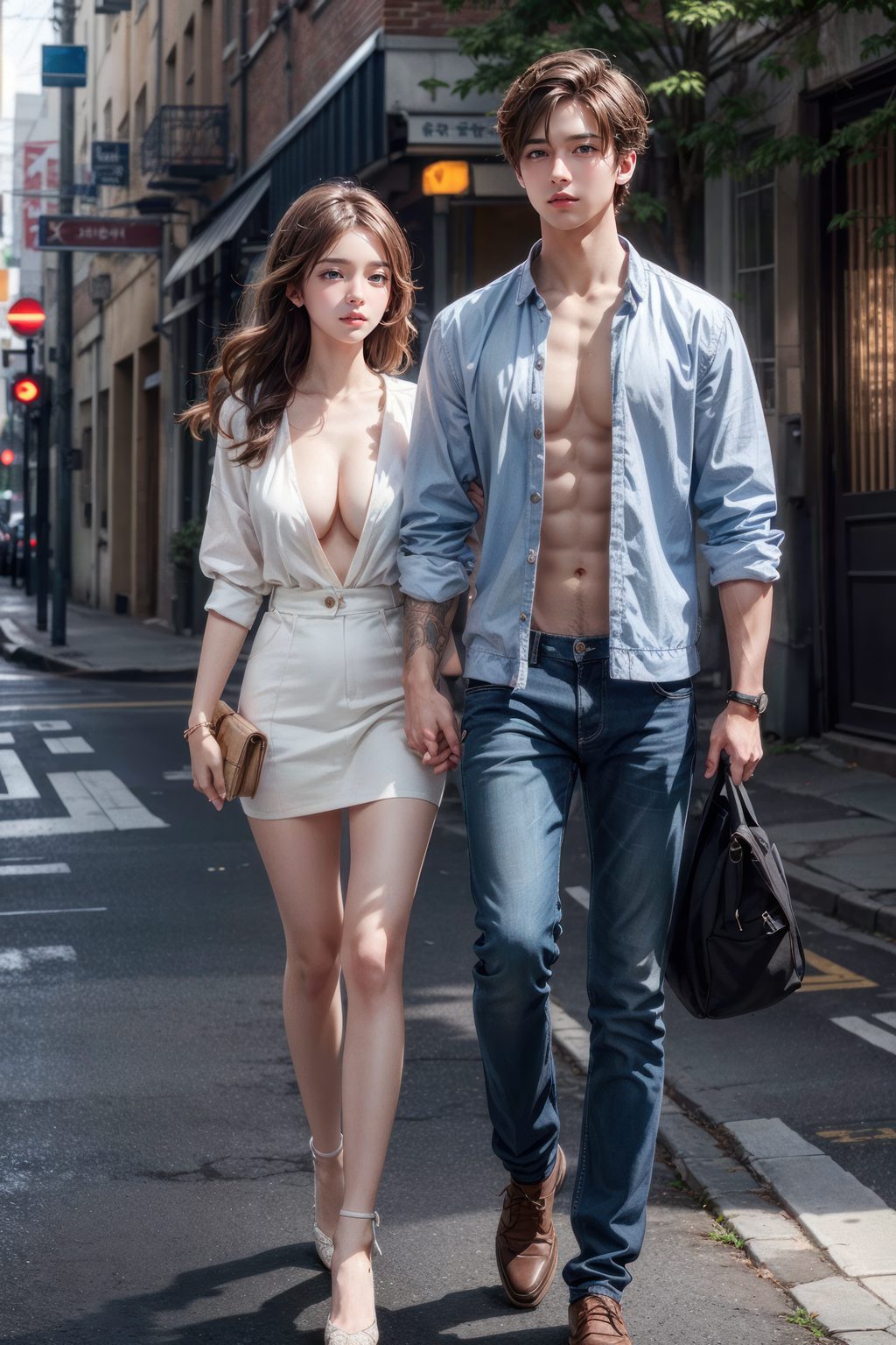 [AI绘画] 郎才女貌 [10P/99MB] AI美女-第1张