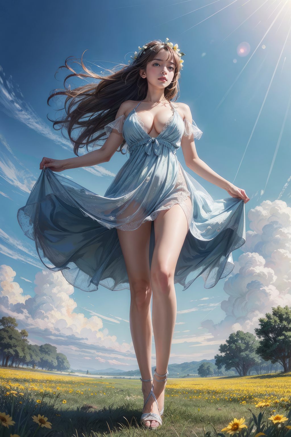 [AI绘画] 阳光少女 [10P/89MB] AI美女-第1张
