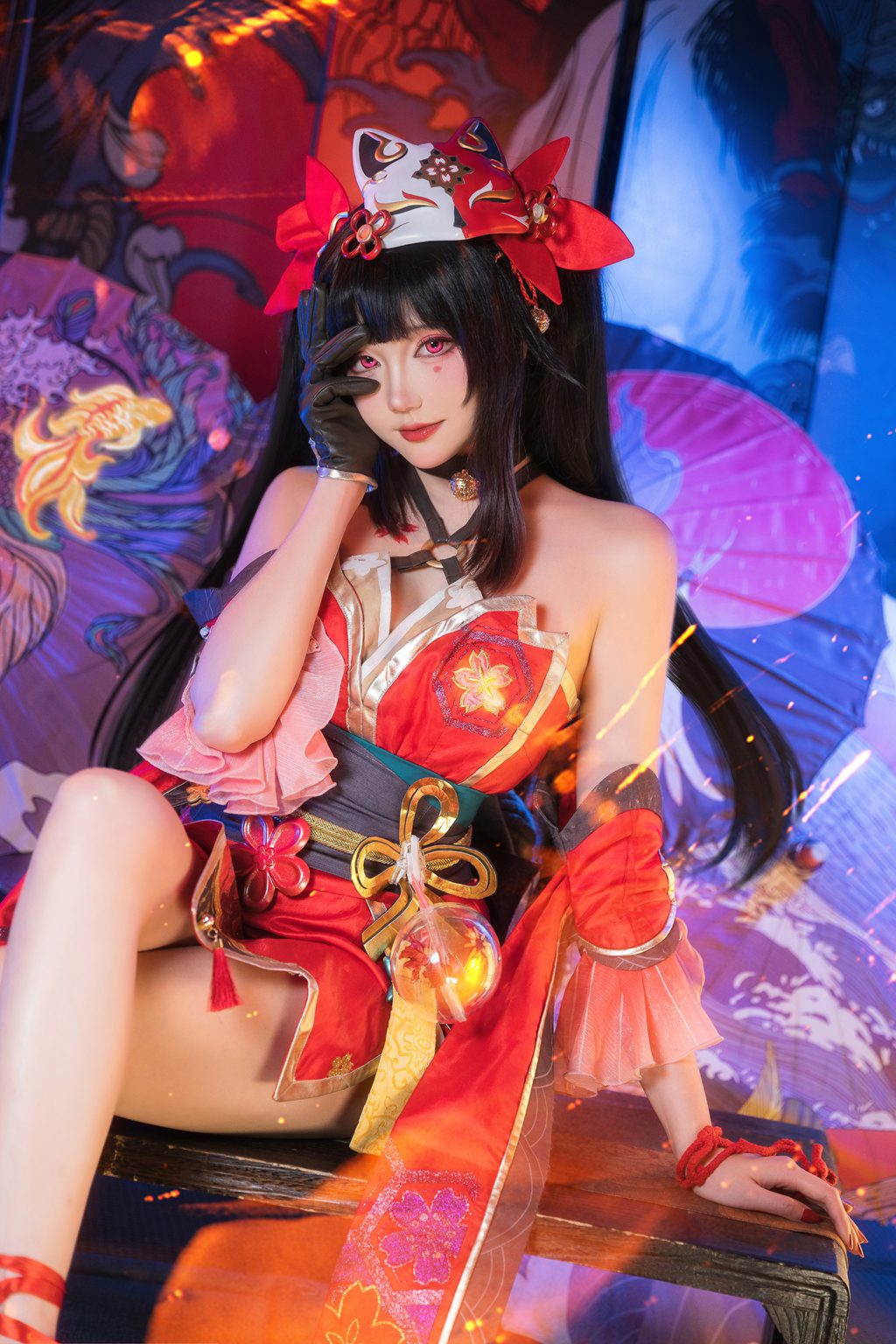 动漫Coser@瓜希酱 崩坏星穹铁道 花火 [21P/96MB] 网红写真-第4张