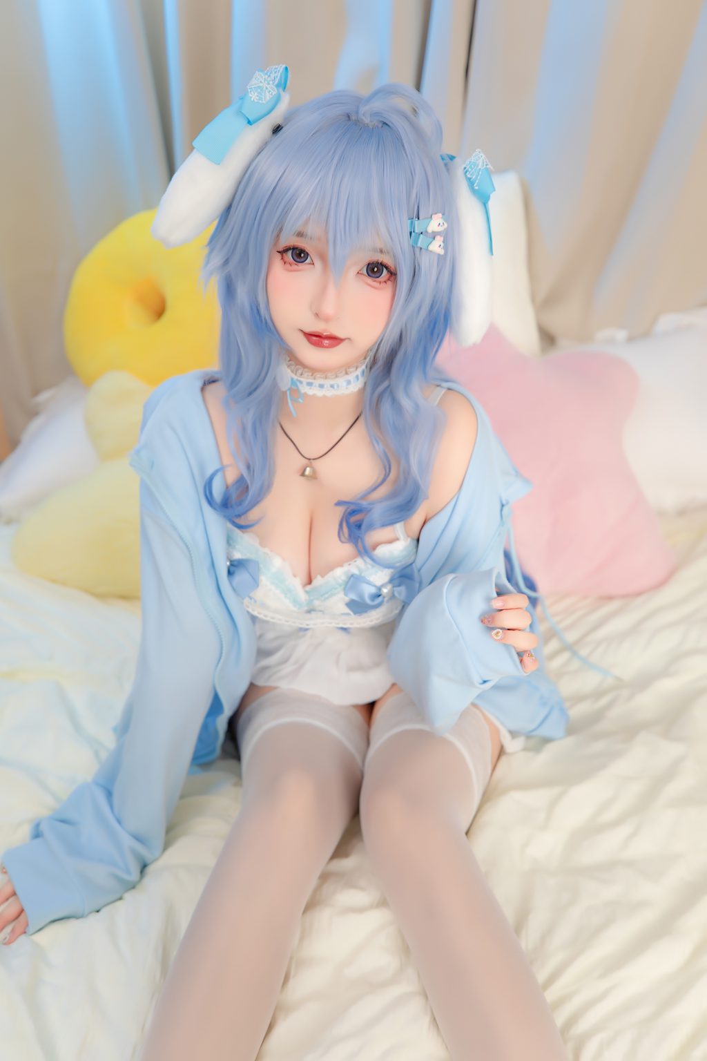 网红Coser@神楽坂真冬写真 原神 甘雨降临 [75P/2V/742MB] 网红写真-第1张