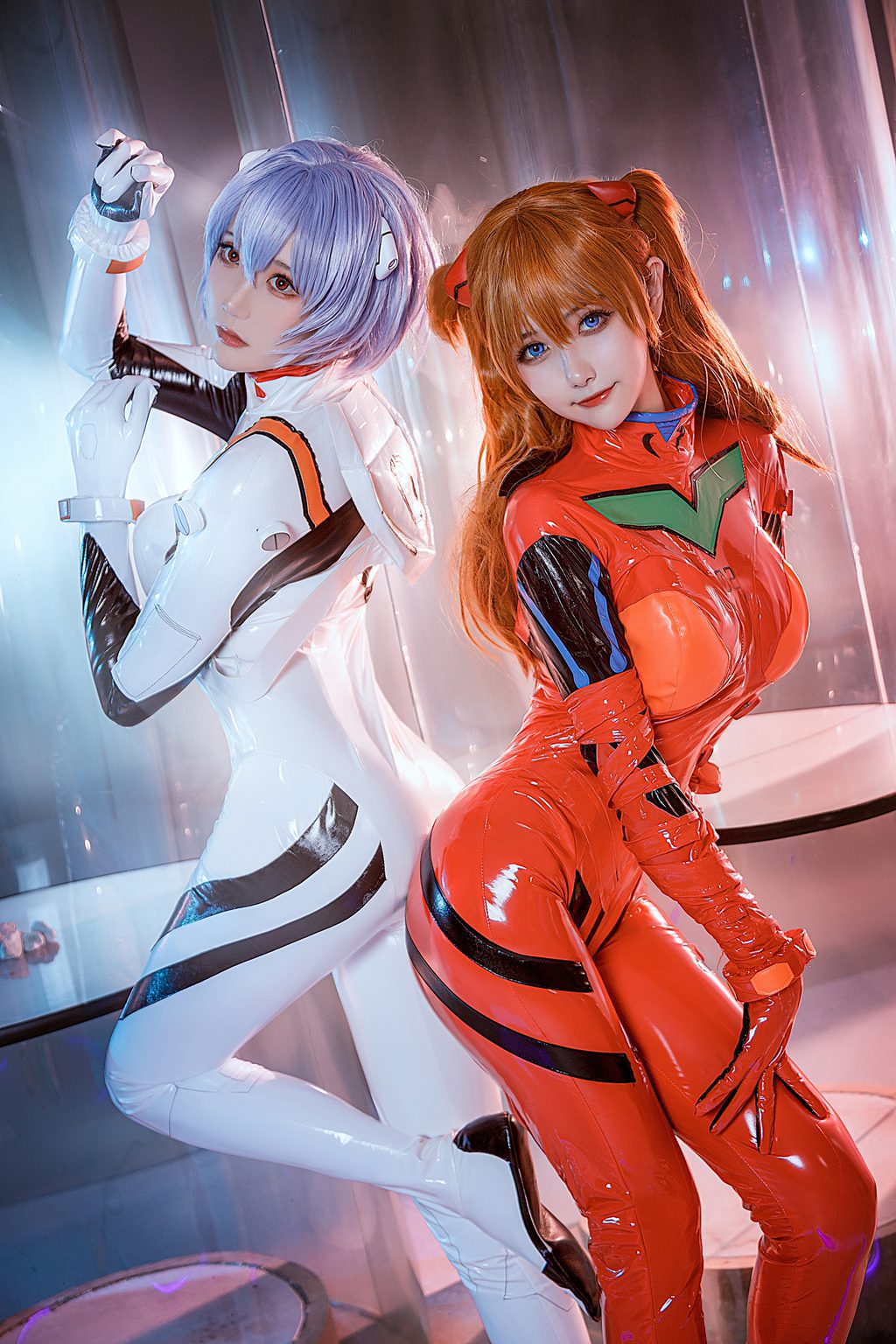 动漫Coser@瓜希酱&Momoko葵葵 EVA 双厨狂喜版 [62P/388MB] 网红写真-第1张