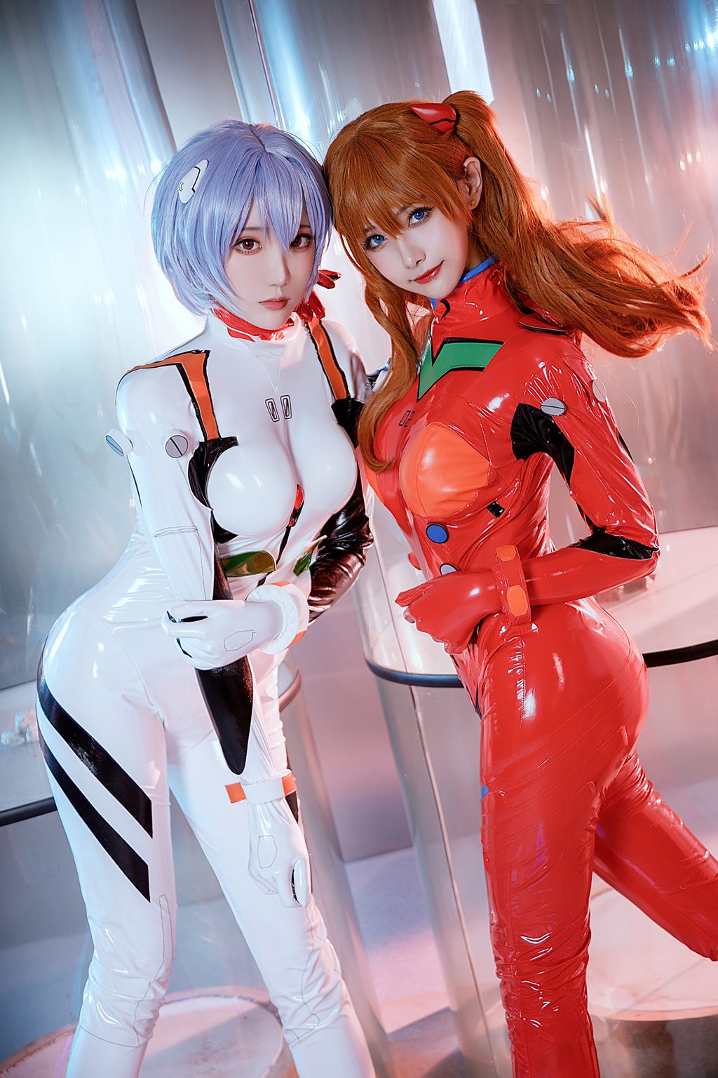 动漫Coser@瓜希酱&Momoko葵葵 EVA 双厨狂喜版 [62P/388MB] 网红写真-第2张
