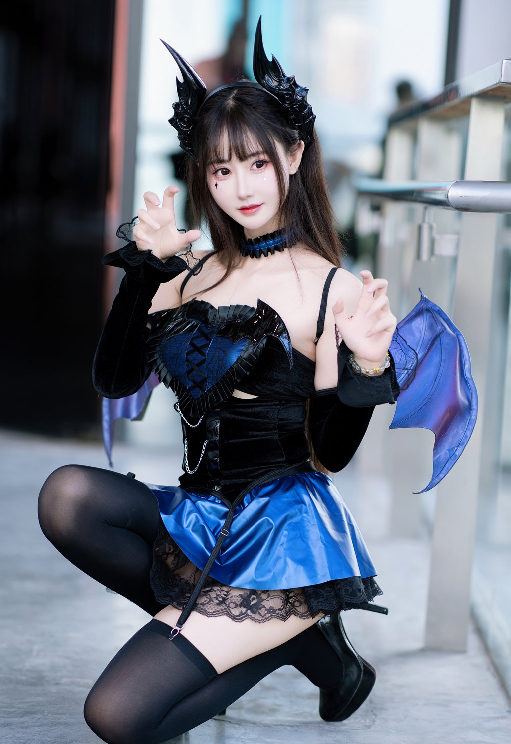 颜值博主@羽生三未 小恶魔 漫展 [12P/120MB] 网红写真-第4张