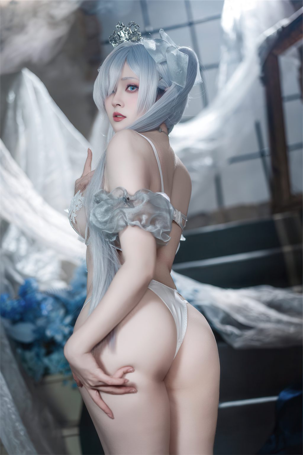 动漫博主@Natsuko_夏夏子 灰姑娘水晶公主Cinderella（NIKKE The Goddess of Victory） [95P/503MB] 网红写真-第3张