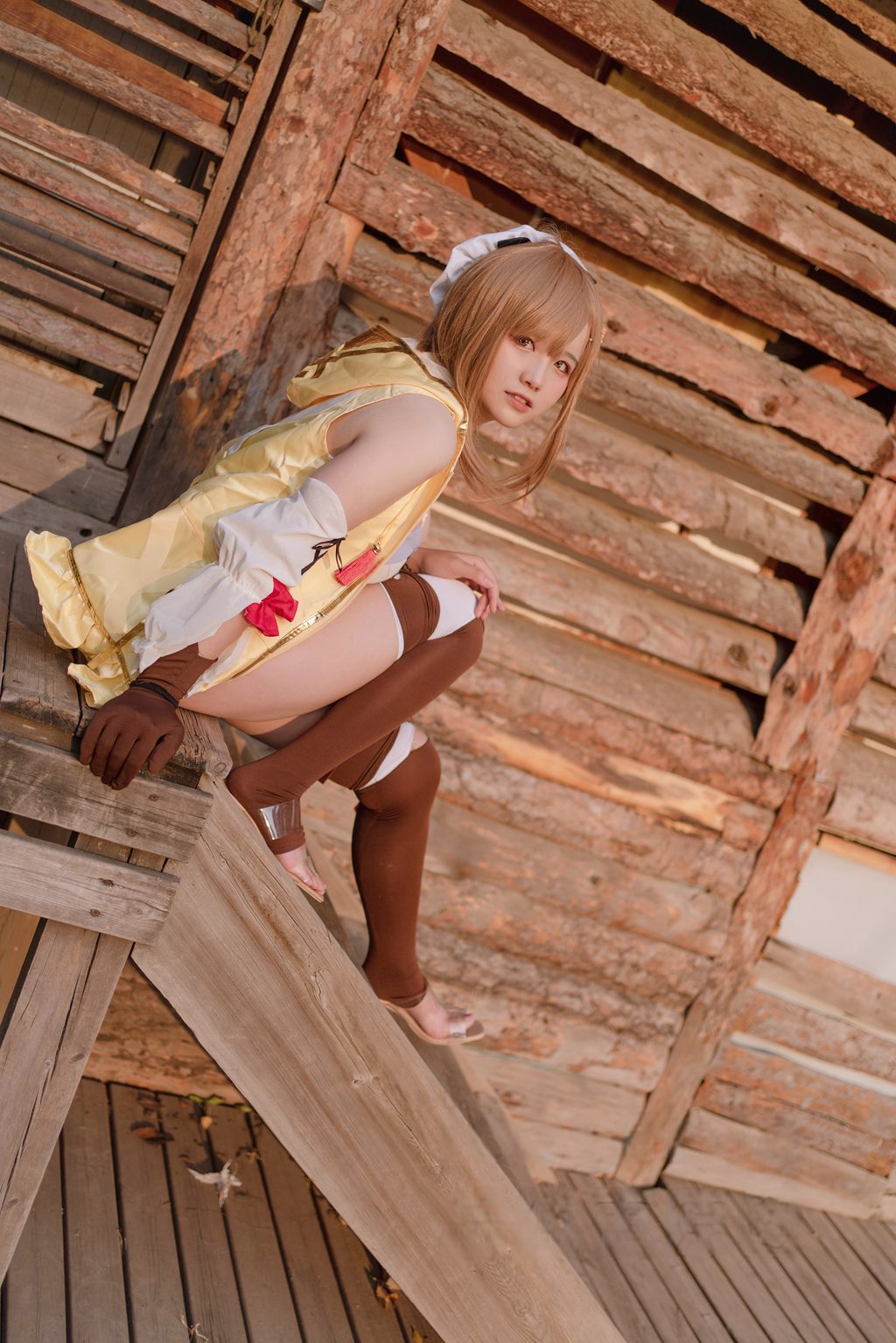 人气Coser@阿半今天很开心 莱莎的炼金工房 莱莎 [29P/189MB] 网红写真-第4张