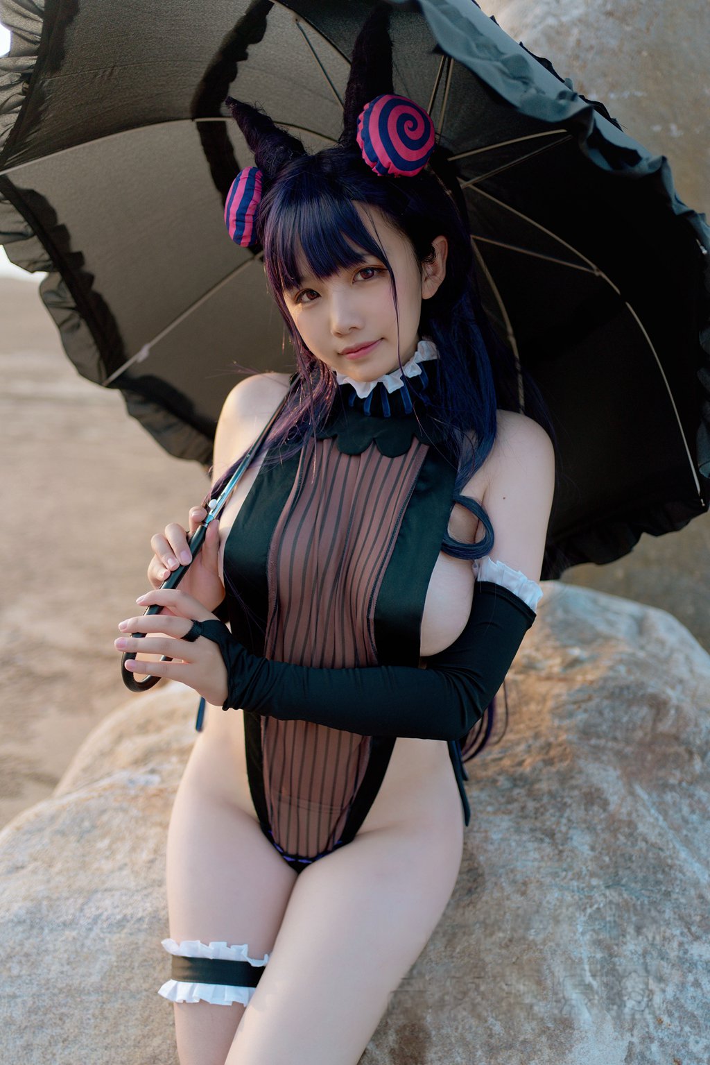 人气Coser@阿半今天很开心 紫式部 [25P/131MB] 网红写真-第3张