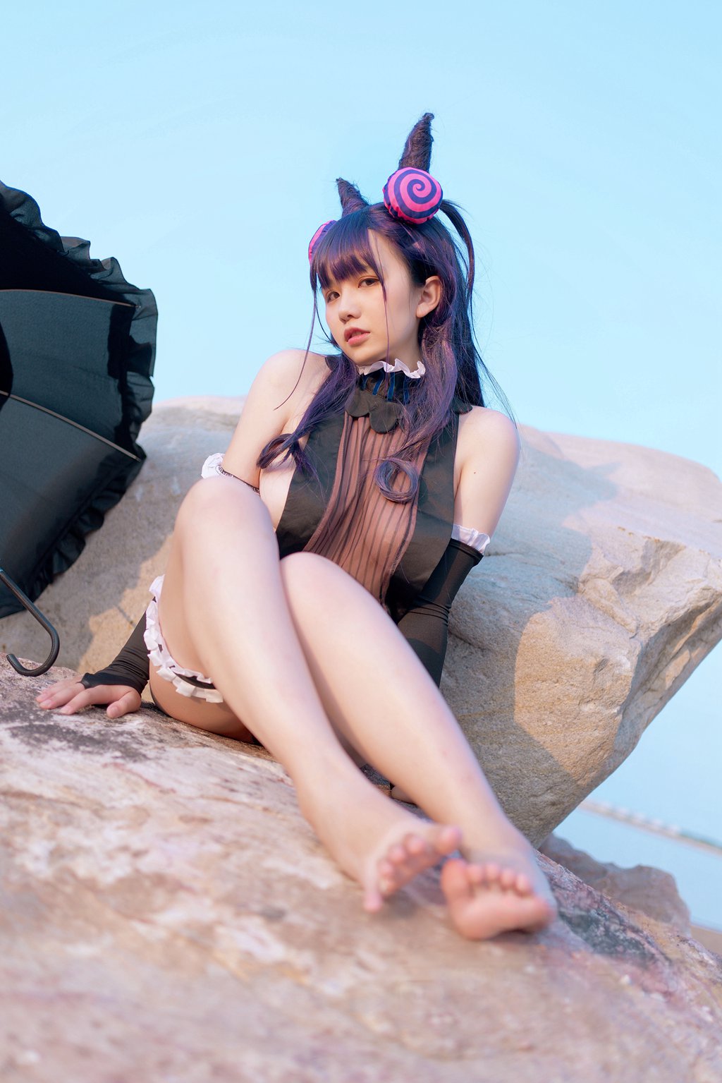 人气Coser@阿半今天很开心 紫式部 [25P/131MB] 网红写真-第4张