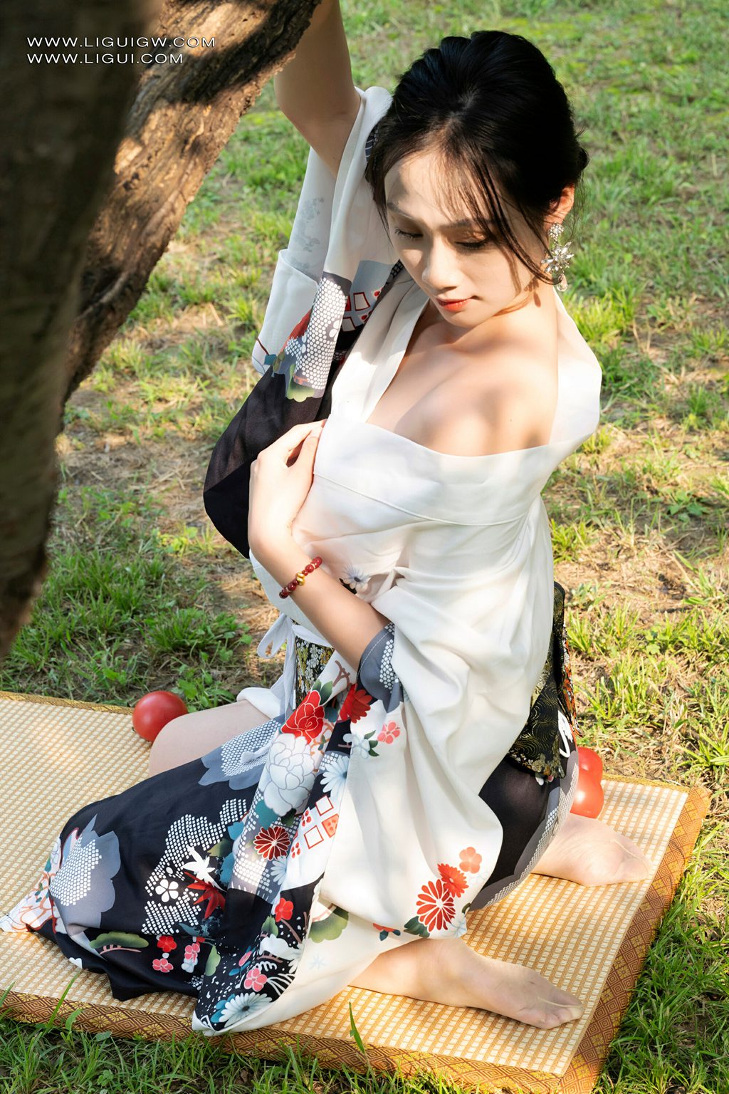 [Ligui丽柜] 2026.05.29 和风夏韵·丝腿魅影 Qingqing [51P/84MB] Ligui丽柜-第3张