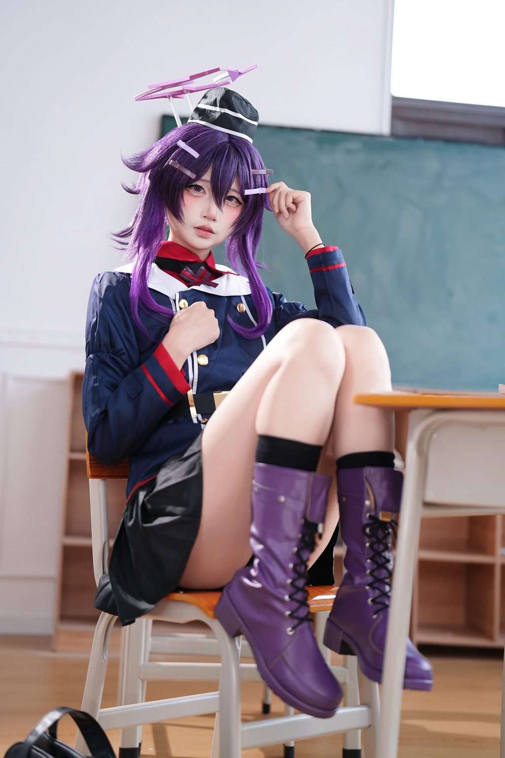 微博红人Coser@五更百鬼 蔚蓝档案 伊草遥香 [14P/40MB] 网红写真-第1张