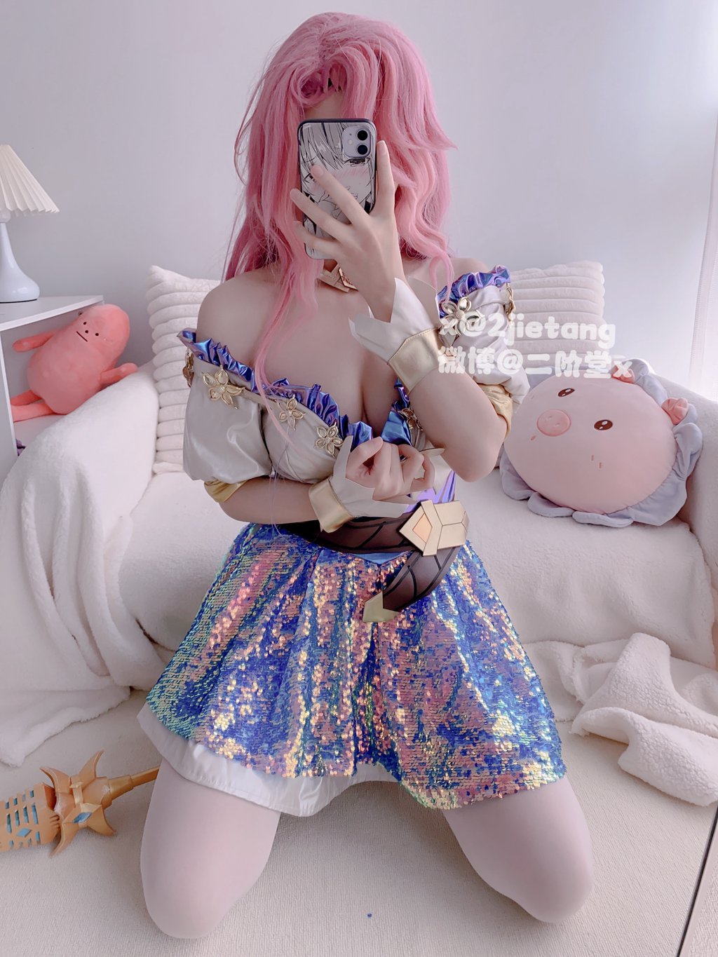 网紅Coser@二阶堂 (宅绘子) 萨勒芬妮[55P-1V-142.1M] 网红写真-第4张