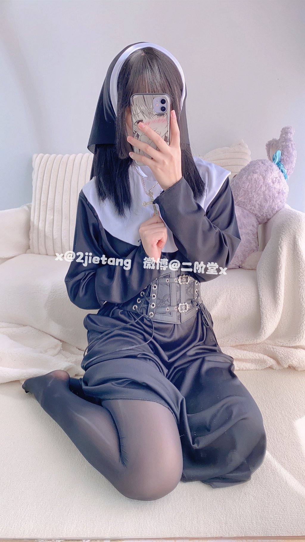 网紅Coser@二阶堂 (宅绘子) 修女[62P-2V-216.3M] 网红写真-第1张