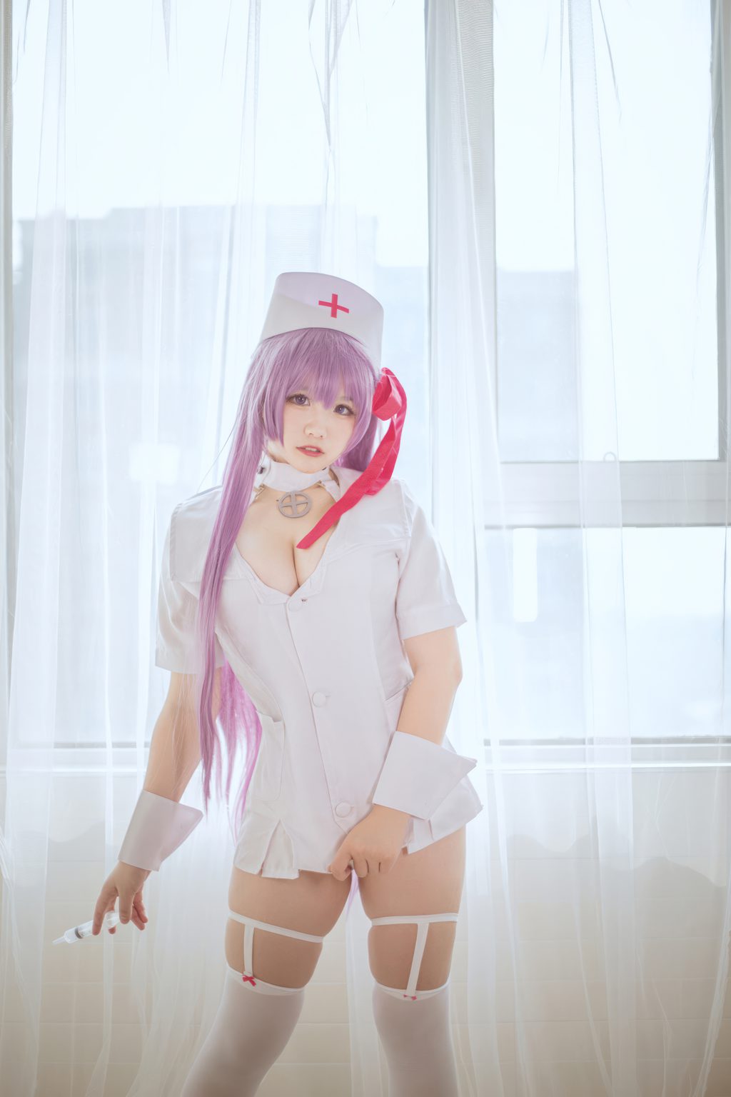 人气Coser@阿半今天很开心 BB护士 [25P/96MB] 网红写真-第1张