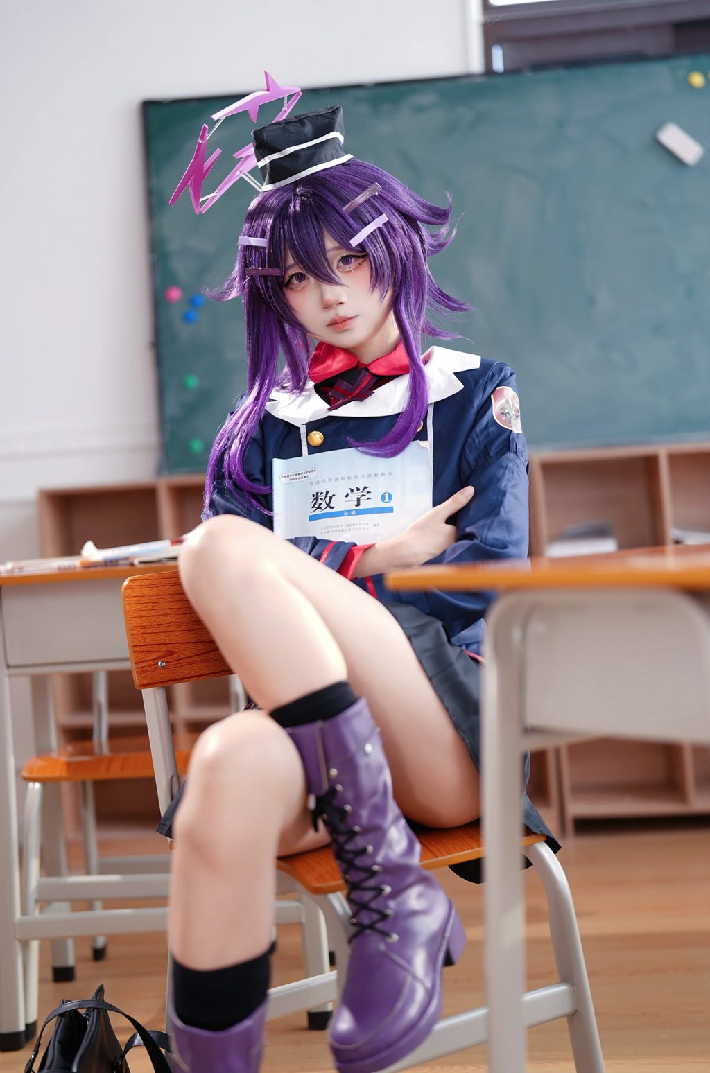 微博红人Coser@五更百鬼 蔚蓝档案 伊草遥香 [14P/40MB] 网红写真-第2张