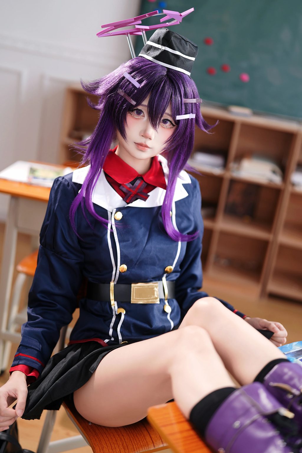 微博红人Coser@五更百鬼 蔚蓝档案 伊草遥香 [14P/40MB] 网红写真-第3张