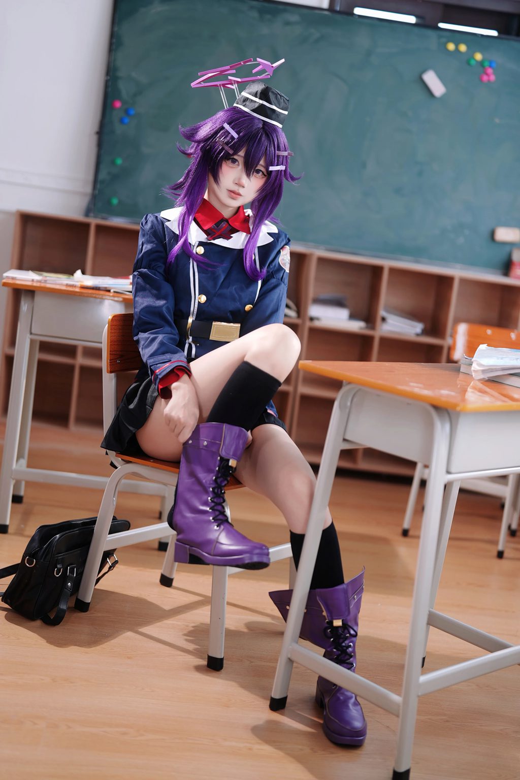 微博红人Coser@五更百鬼 蔚蓝档案 伊草遥香 [14P/40MB] 网红写真-第4张