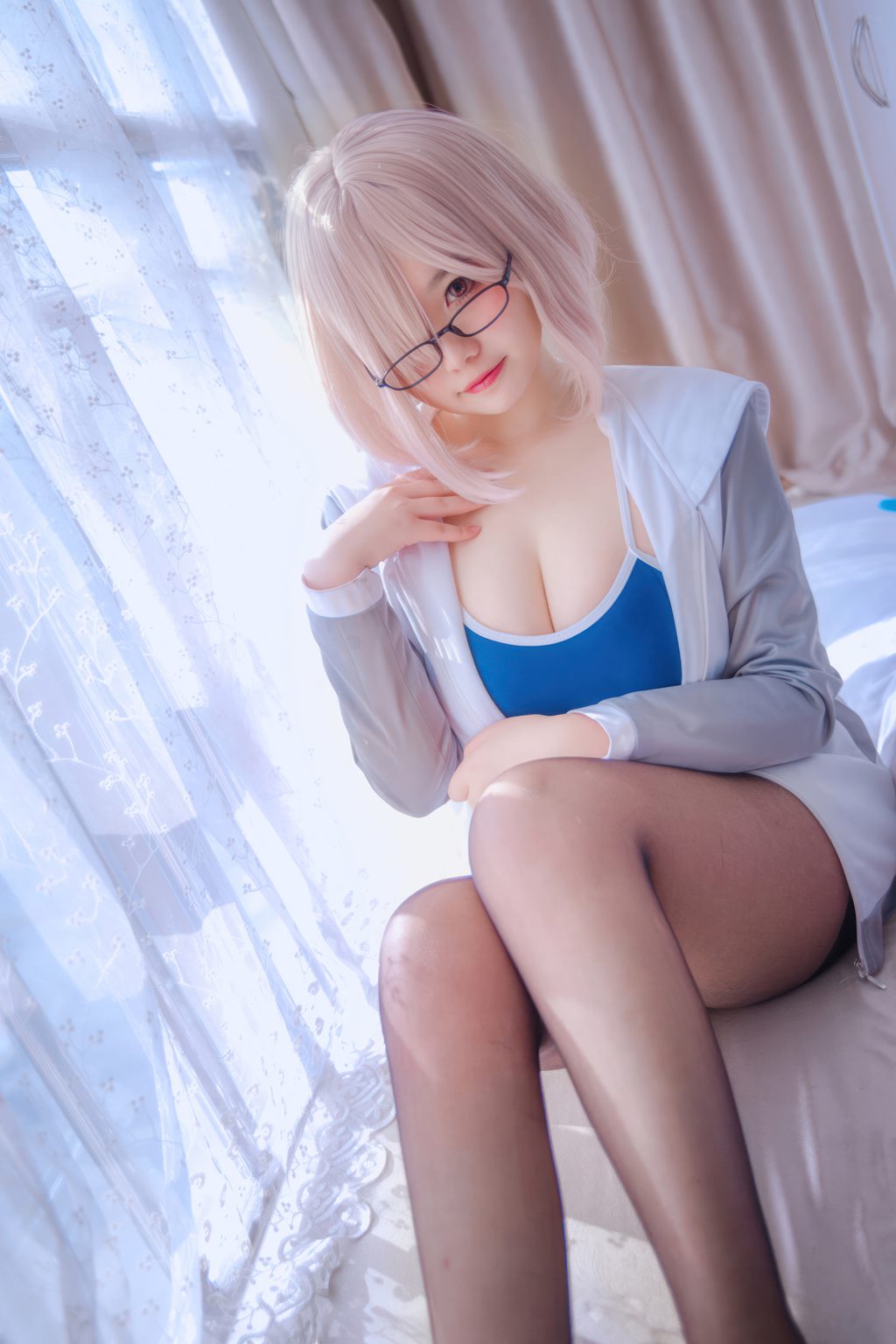人气Coser@阿半今天很开心 玛修同人体操服 [20P/103MB] 网红写真-第4张