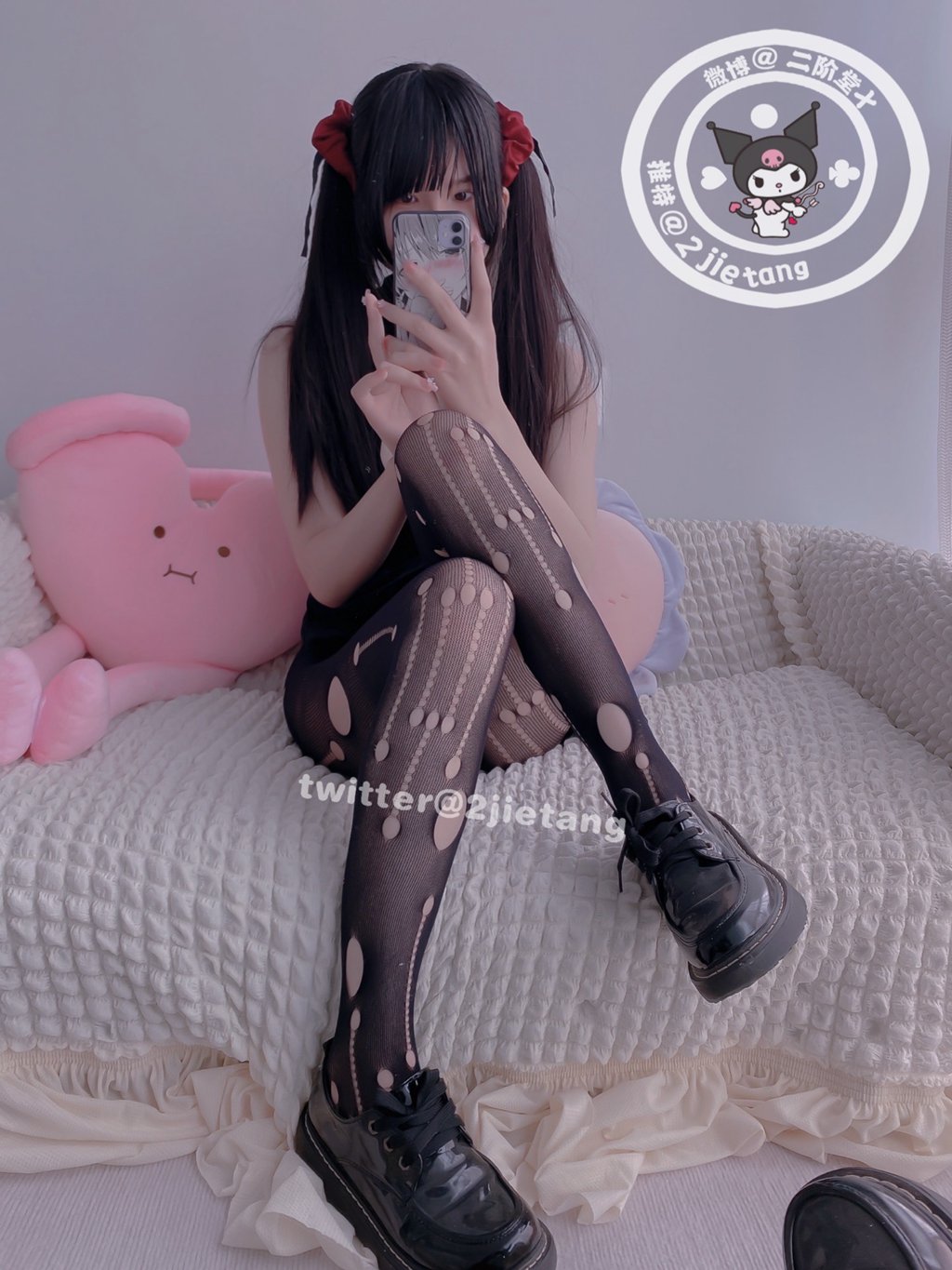 网紅Coser@二阶堂 (宅绘子) 旗袍黑丝渔网 [100P+1V／466MB] 网红写真-第2张