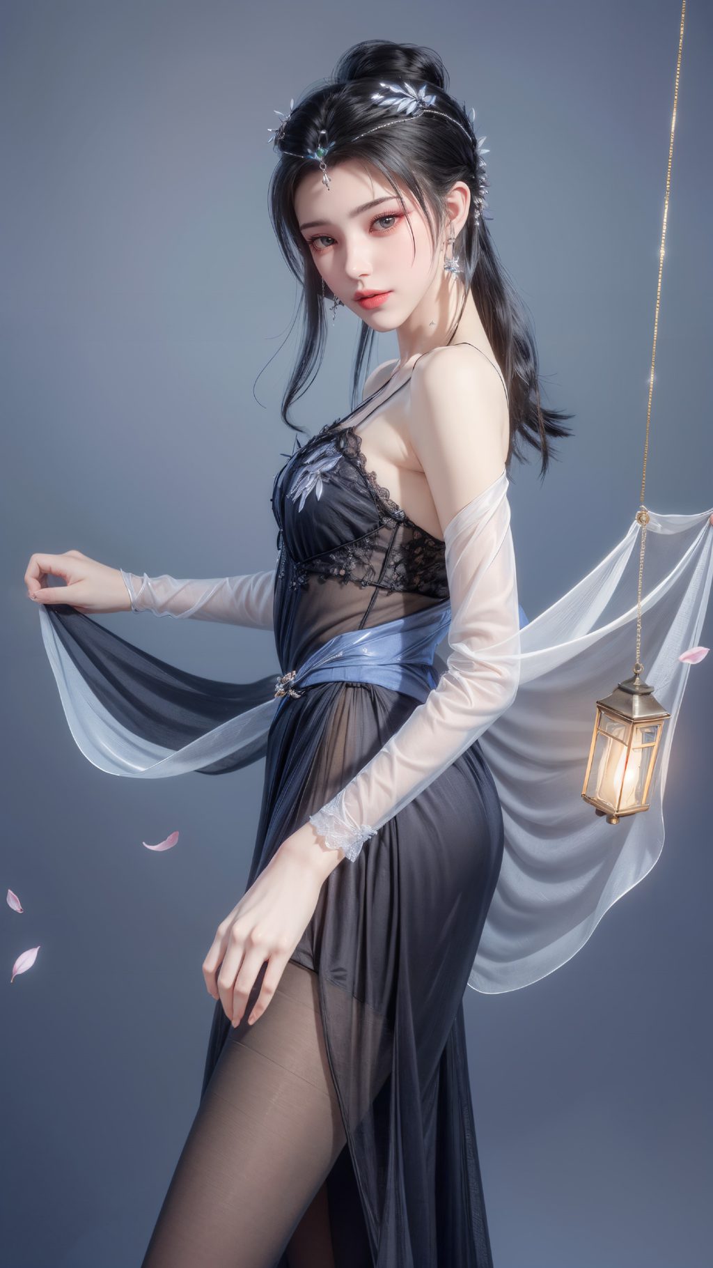 [AI绘画] 李慕婉 绝品黑丝 [64P/279MB] AI美女-第1张