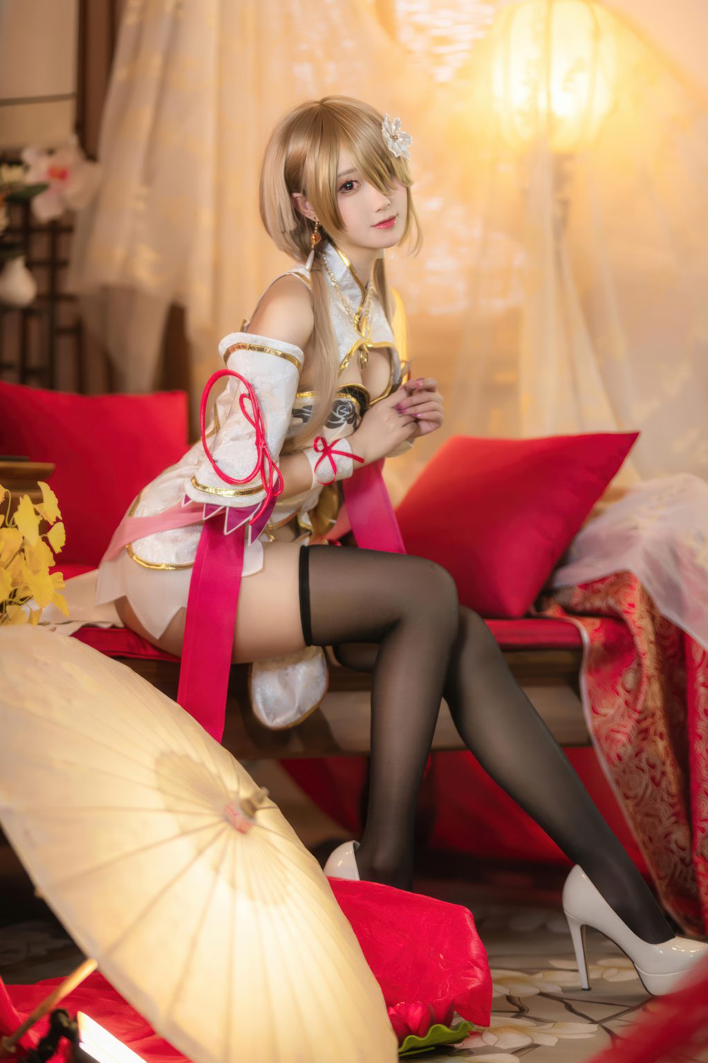 颜值博主@羽生三未 崩坏3rd 丽塔·浣溪沙 [22P/215MB] 网红写真-第4张