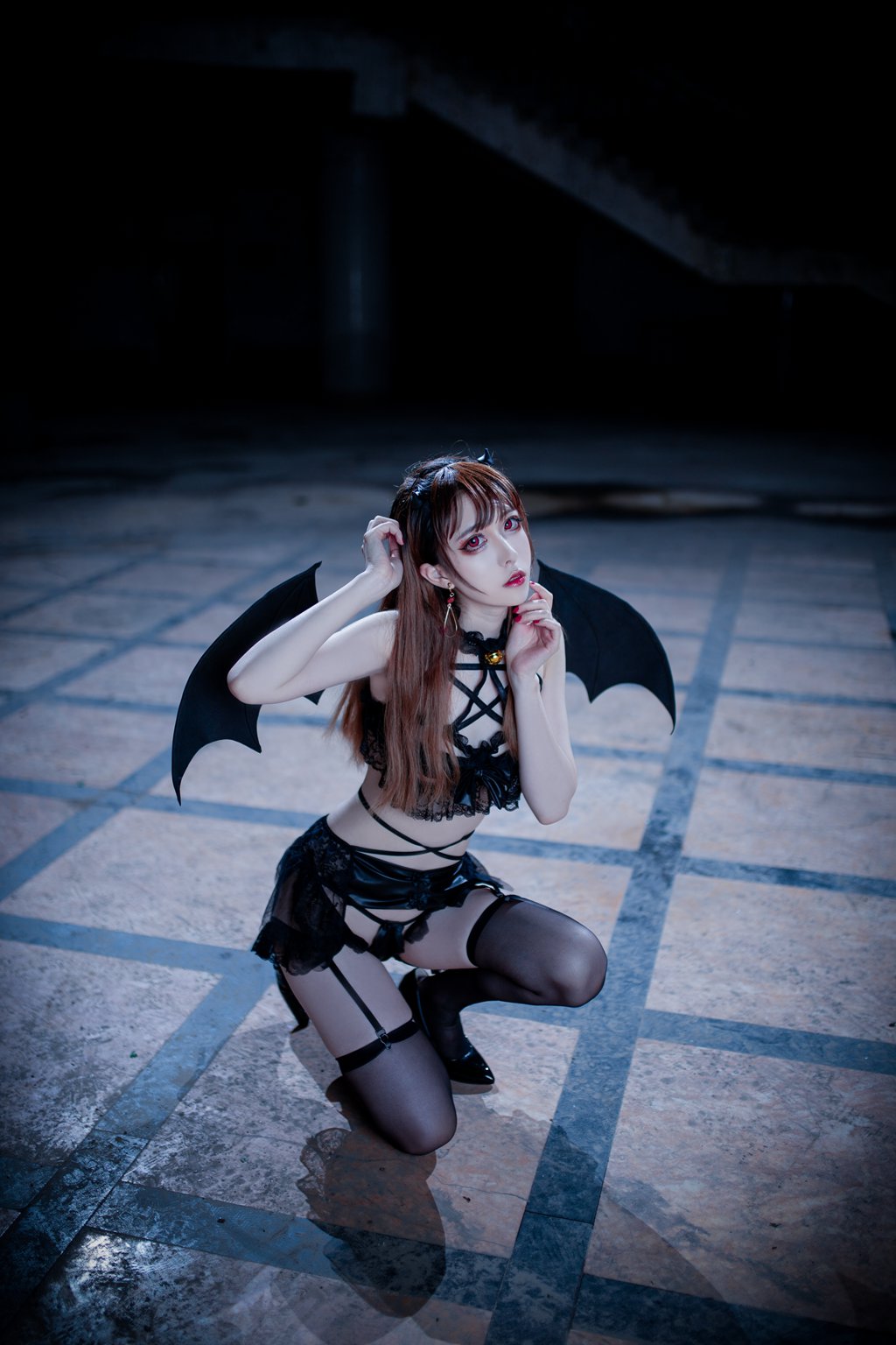 网红Coser@翎柒菜菜 –恶魔[24P-189.56MB] 网红写真-第2张
