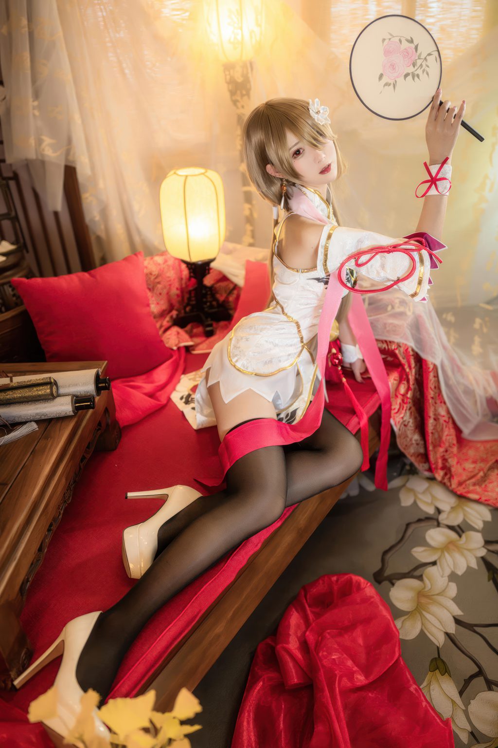 颜值博主@羽生三未 崩坏3rd 丽塔·浣溪沙 [22P/215MB] 网红写真-第1张