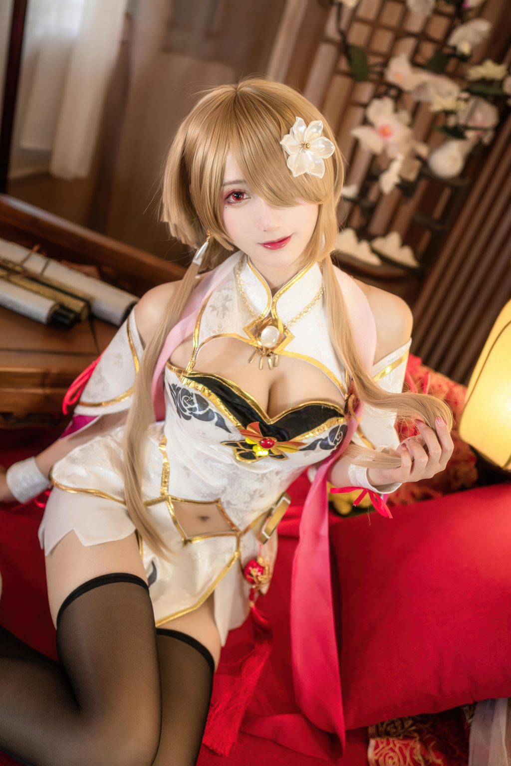 颜值博主@羽生三未 崩坏3rd 丽塔·浣溪沙 [22P/215MB] 网红写真-第2张