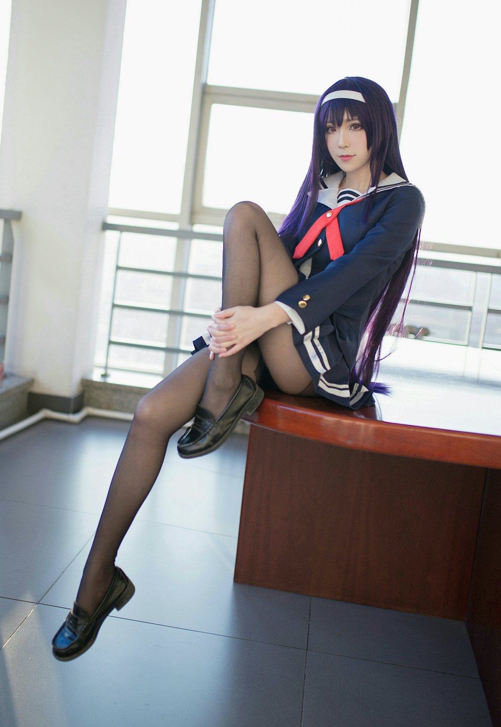 网红Coser@翎柒菜菜 –学姐[16P-75MB] 网红写真-第3张