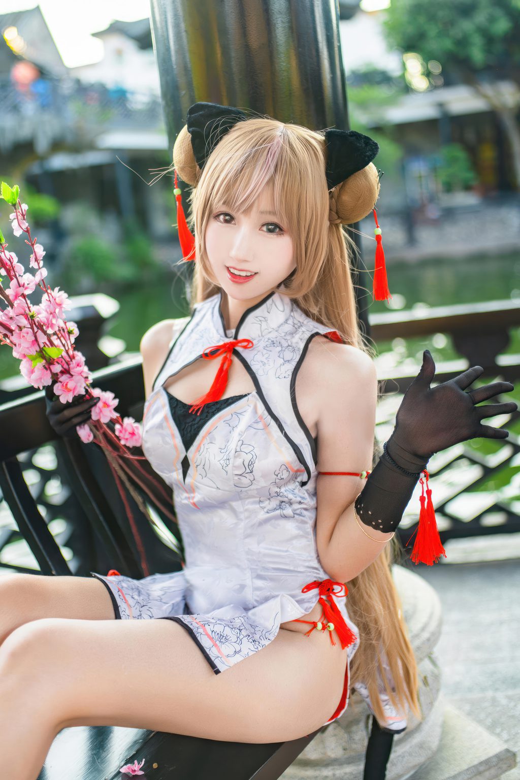 颜值博主@羽生三未 少女前线 MK23·蜂糖花 [18P/195MB] 网红写真-第4张