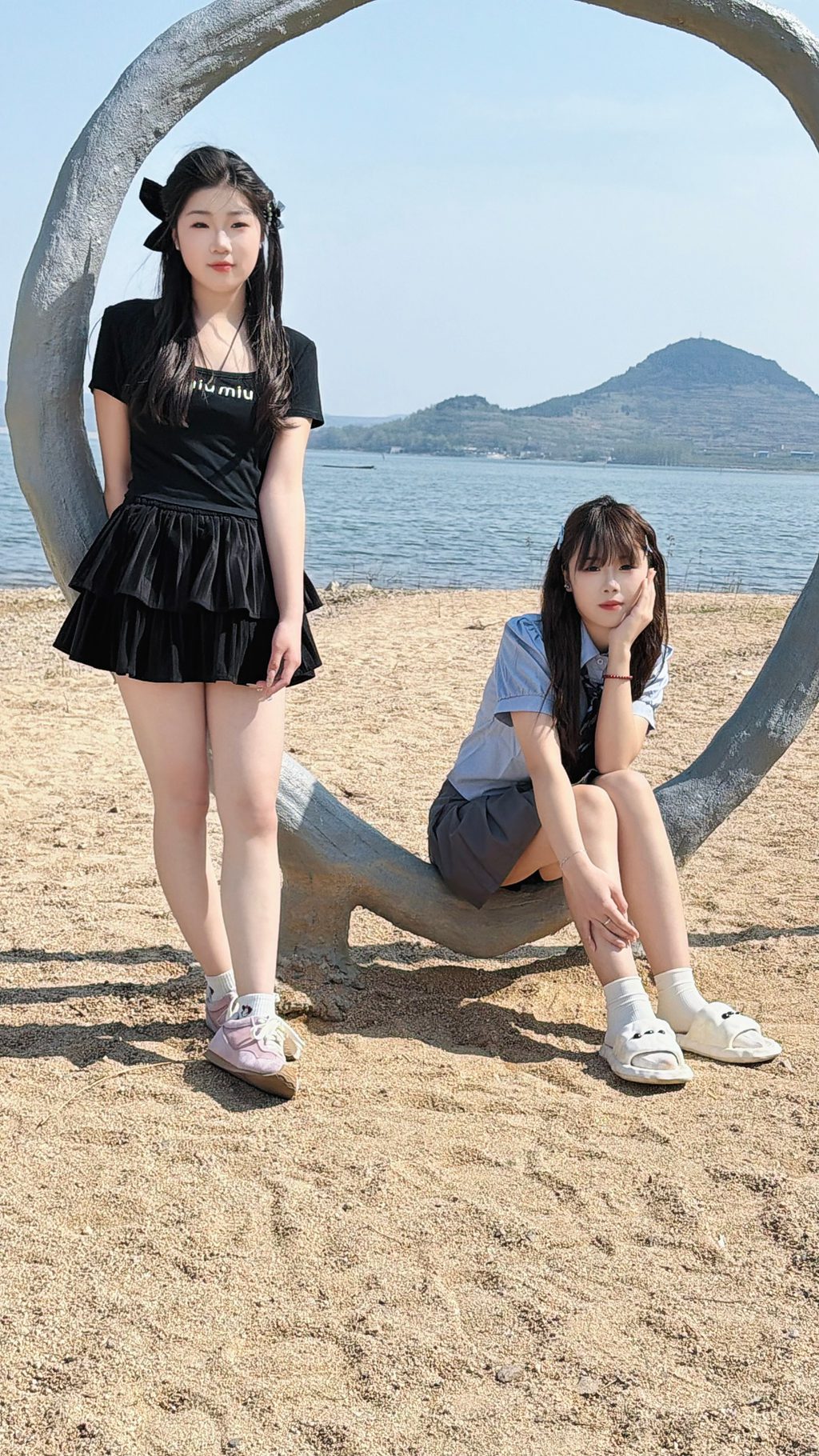 丝韵摄影 NO.3451 蛋蛋桃子姐妹花 蛋蛋清新蓝系 [120P/1V/3.82G] 丝韵摄影-第1张